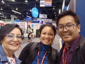 Selfie of Dr. Balane with friends